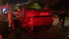 يافا: إنقلاب مركبة في شارع شديروت يروشلايم